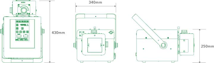 HF400V size
